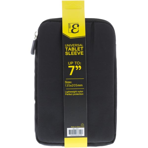 Epzi 7\"  Universal Tablet Sleeve, 135x205mm, Black